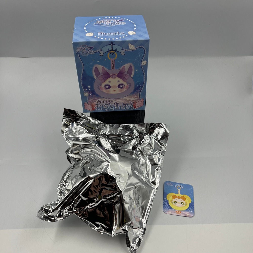 MayTree DUMIA Deep Sea Series Wei Yue Yellow Plush Vinyl Blind Box Figure